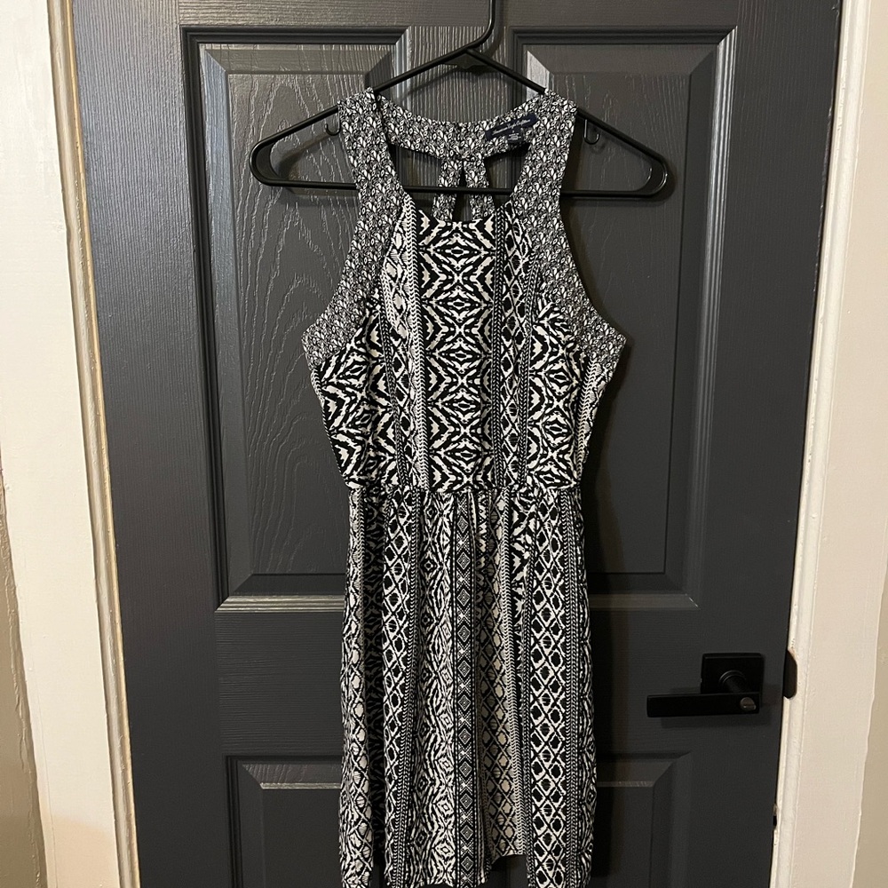 American Eagle Outfitters Black and White Mini Dress